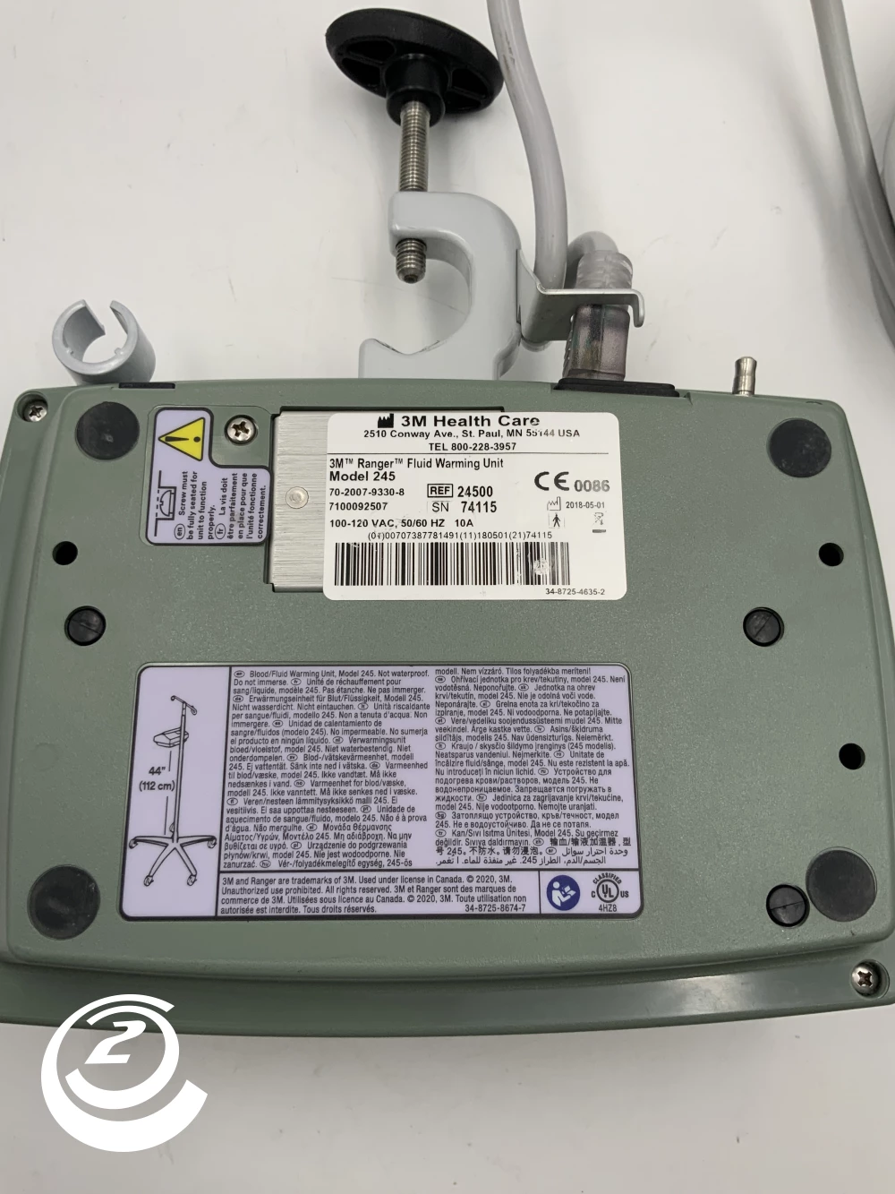 3M Ranger 245 Fluid Warming Unit