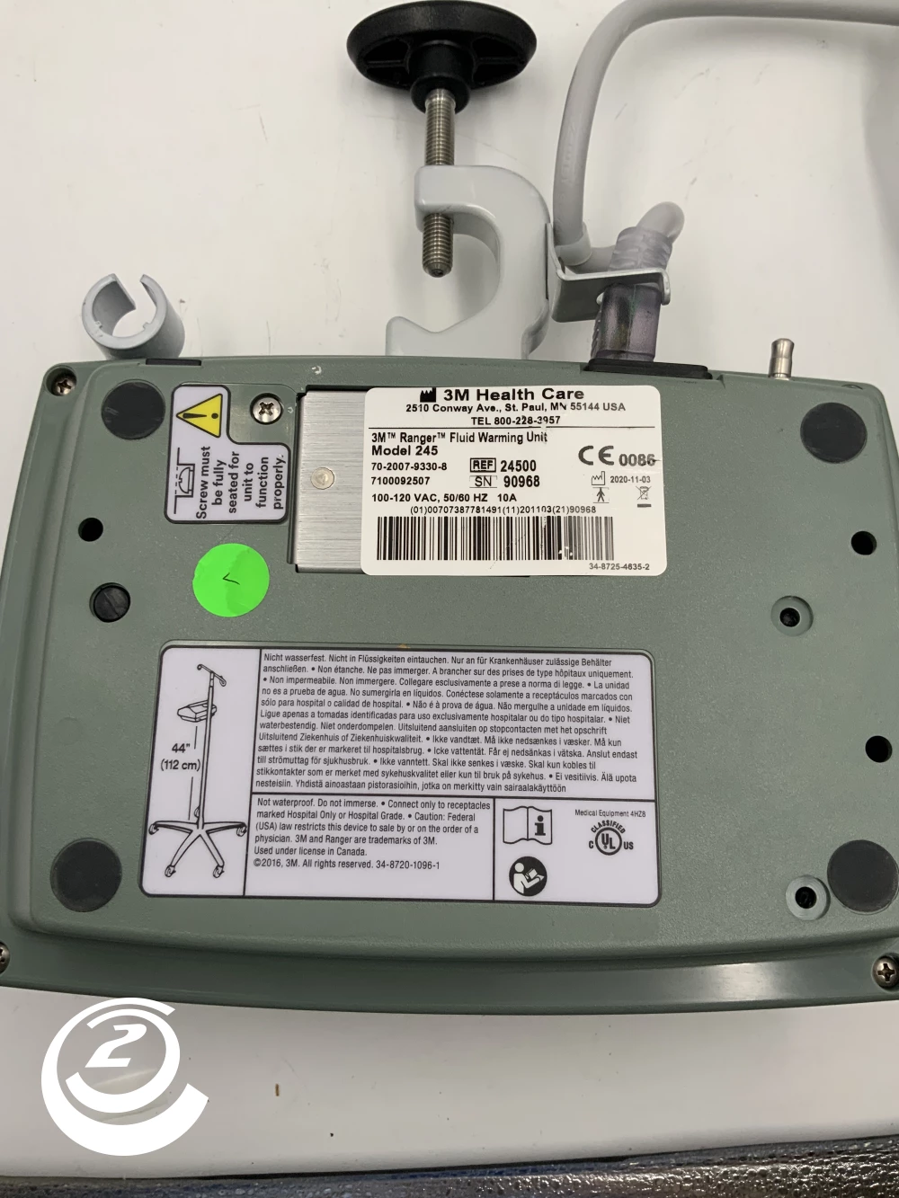 3M Ranger 245 Fluid Warming Unit