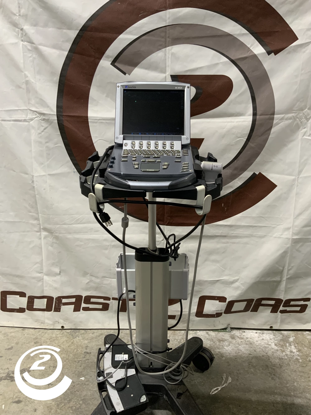Sonosite M-Turbo M-MSK Ultrasound System w/ C60x/5-2 MHz Transducer