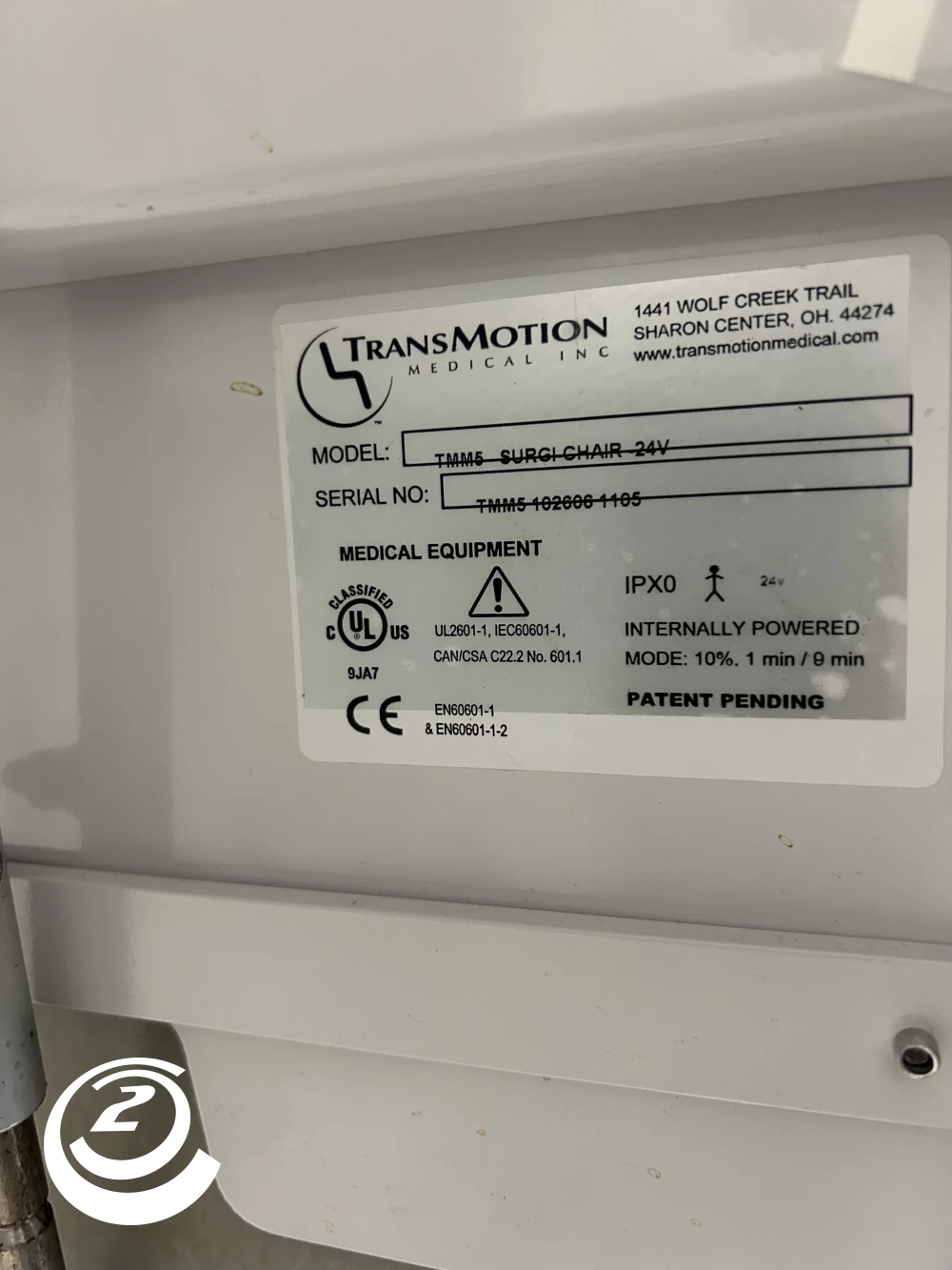 Transmotion TMM5 Stretcher-Chair