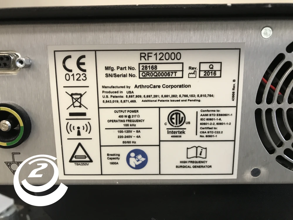 Arthrocare Quantum 2 RF12000