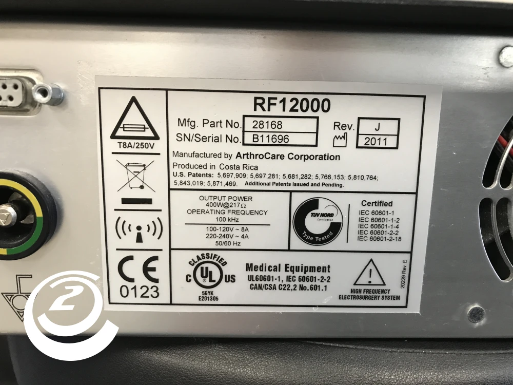 Arthrocare Quantum 2 RF12000
