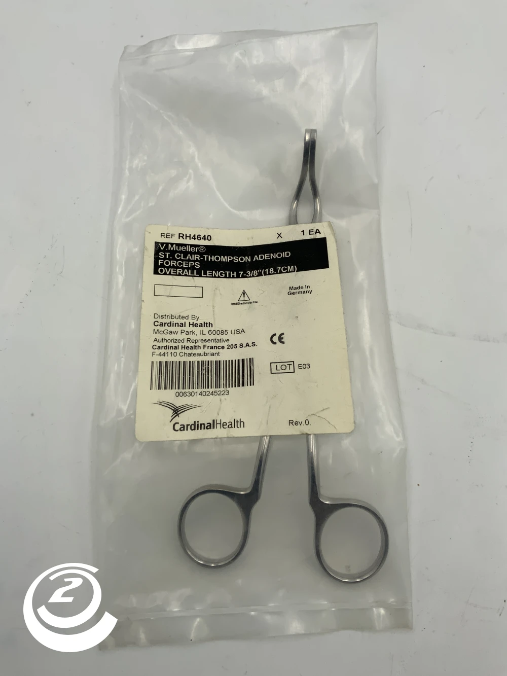 V. Muller Clair-Thompson Adenoid Forcep