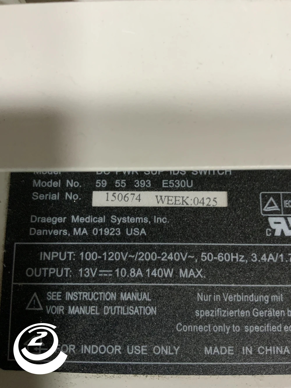 Siemens DC POWER SUPPLY