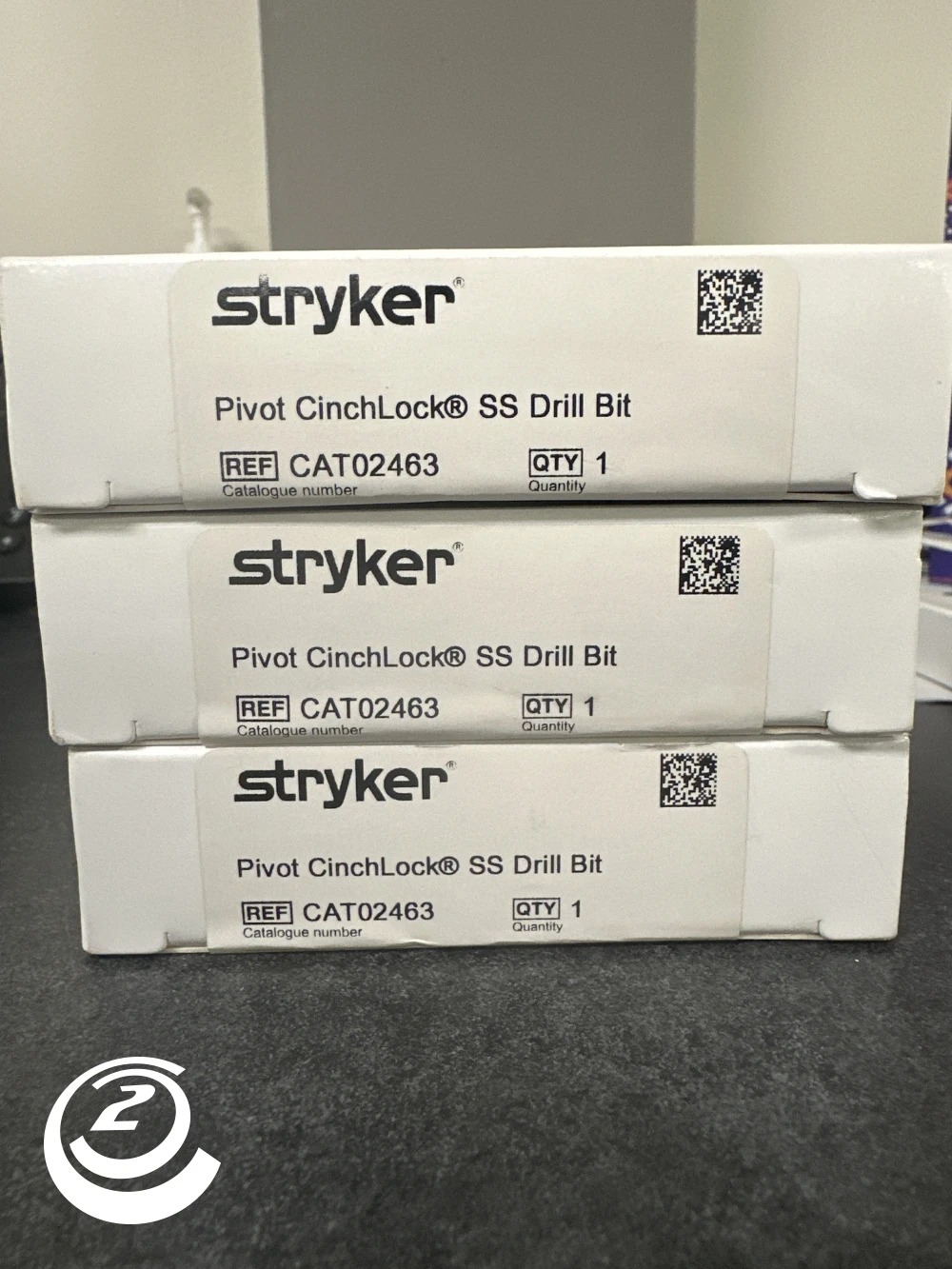Stryker Pivot CinchLock SS Drill Bit ref CAT02463