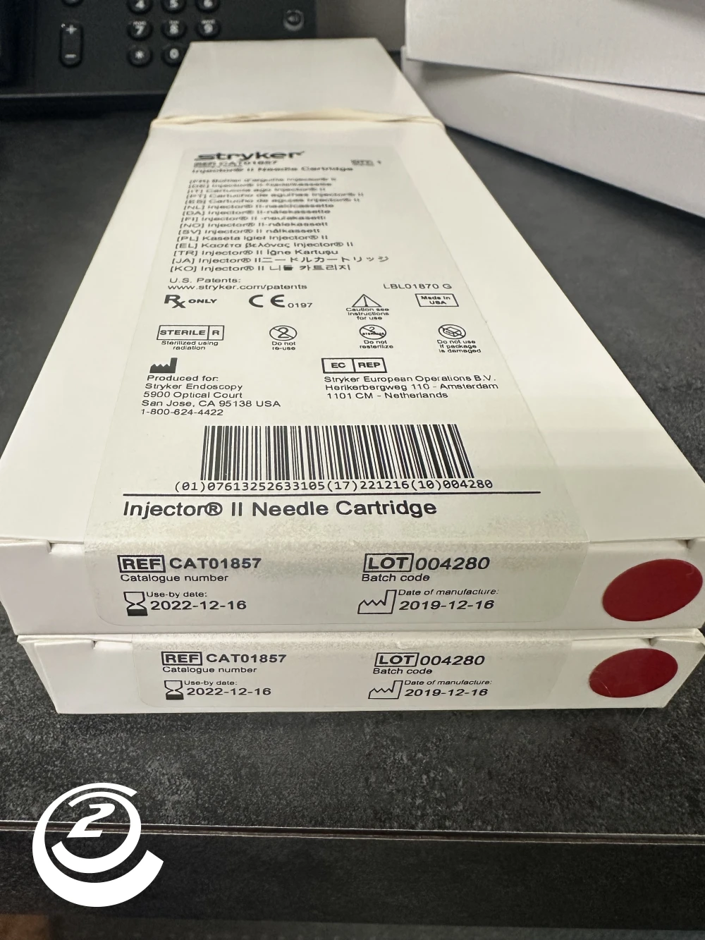 Stryker Injector II Needle Cartridge CAT01857