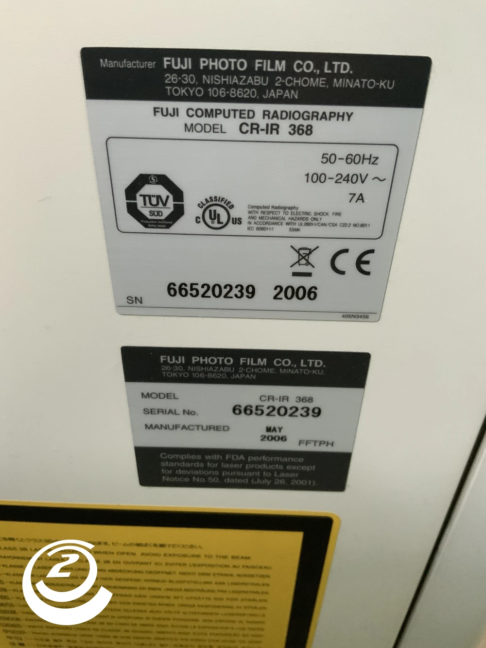 Fuji ClearView FCR 1M  CR-IR 368