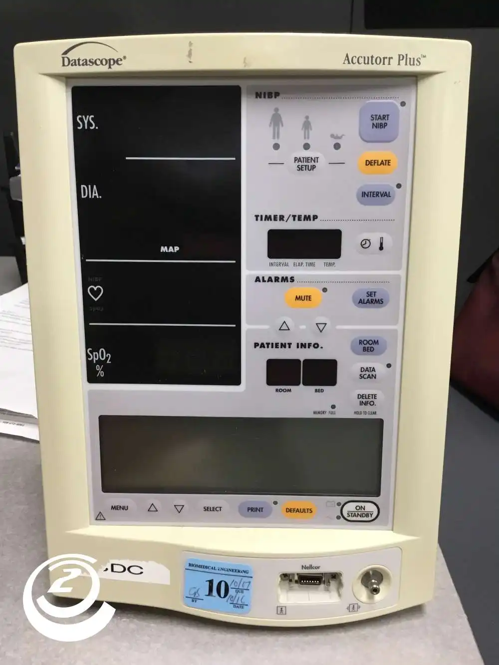 Datascope Accutorr Plus 