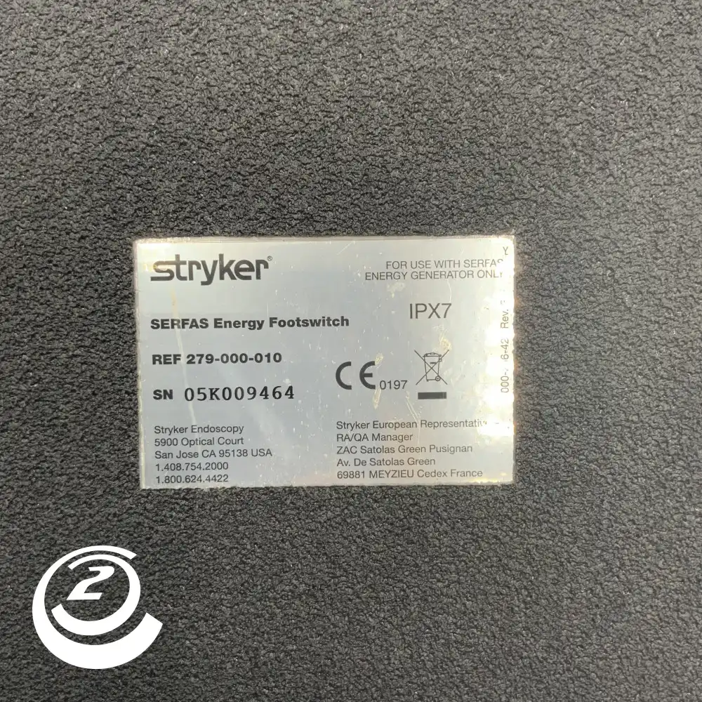 Stryker SERFAS 279-000-010