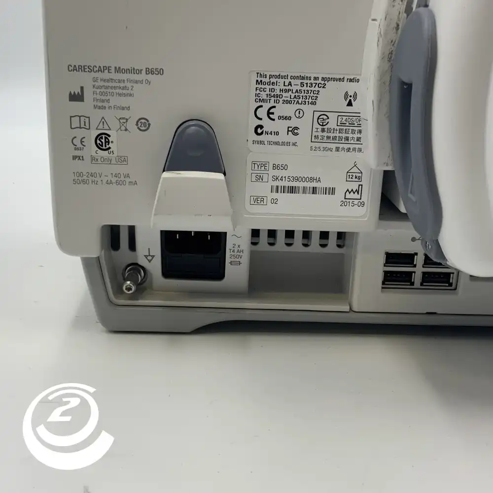 GE Carescape Monitor B650