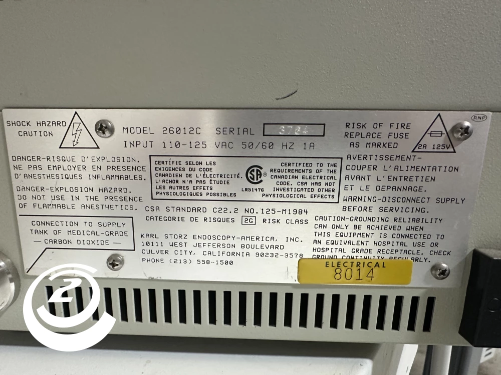 Storz Electronic Laparoflator 26012C