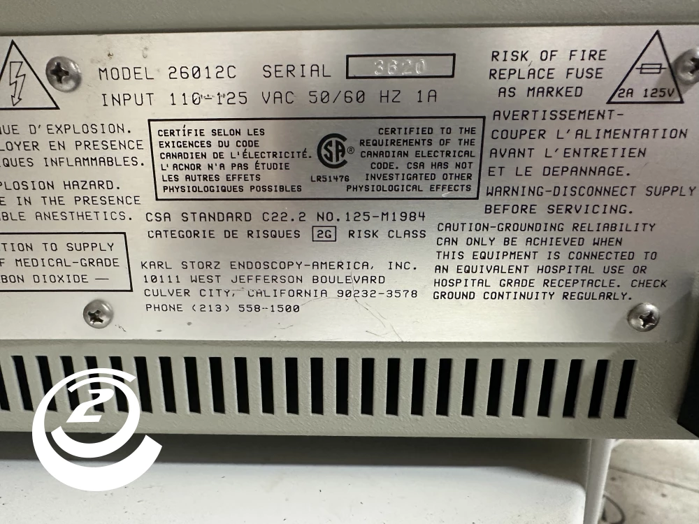 Storz Electronic Laparoflator 26012C