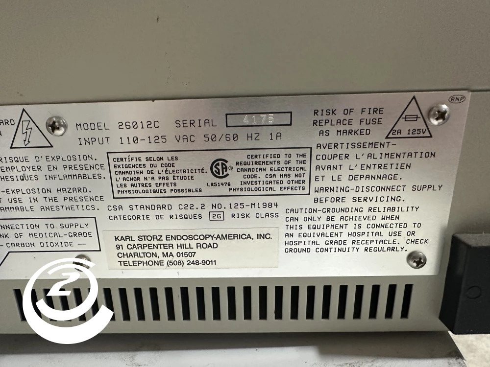 Storz Electronic Laparoflator 26012C