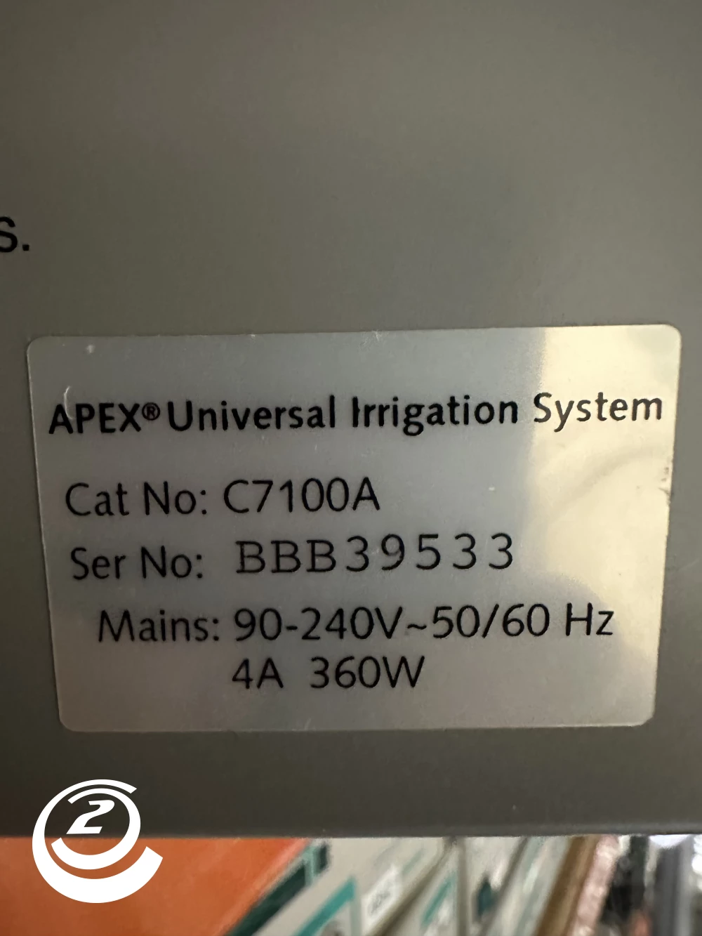 Linvatec Apex Universal Irrigation System C7100A