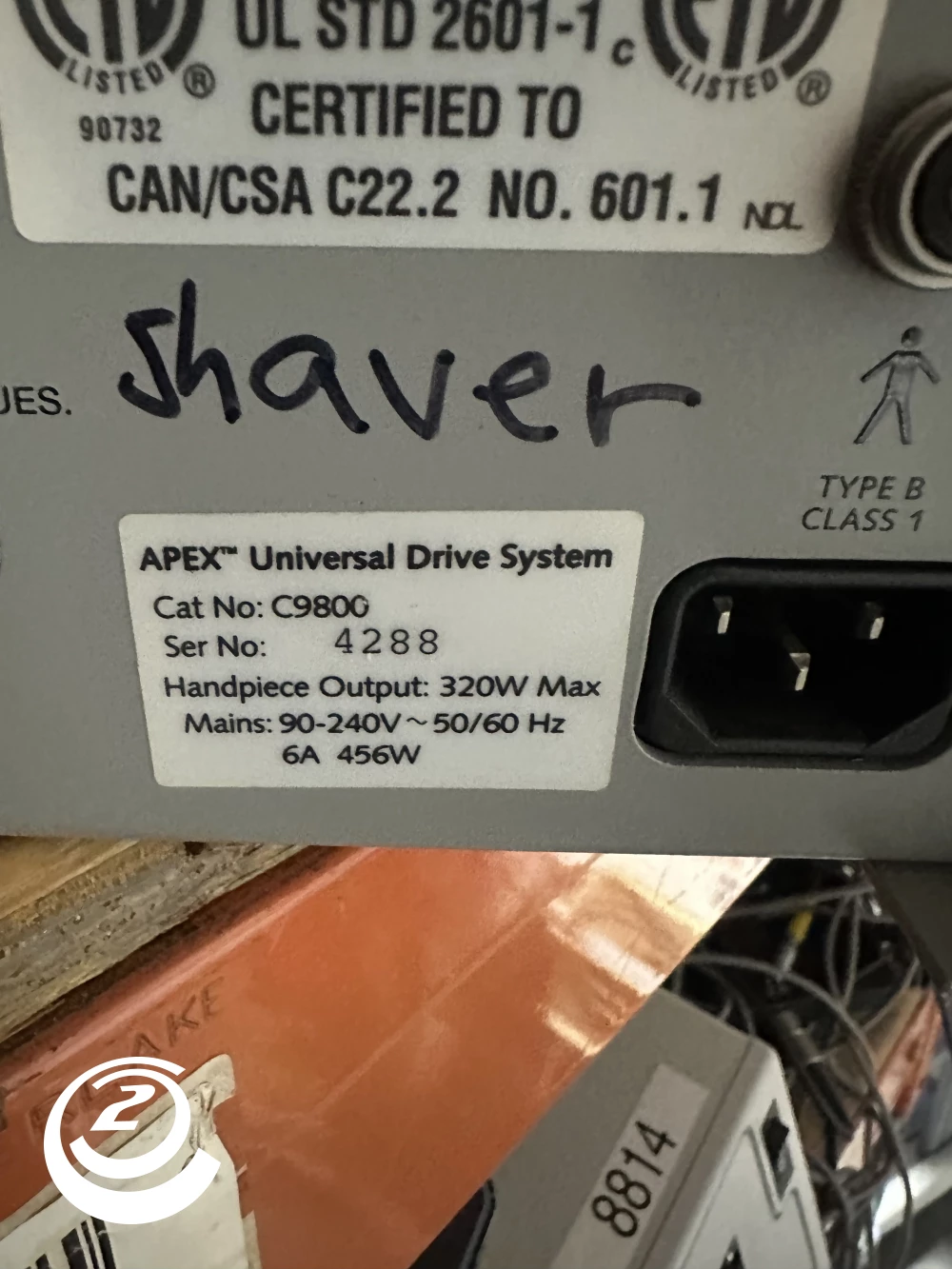 Linvatec Apex Universal Drive System C9800