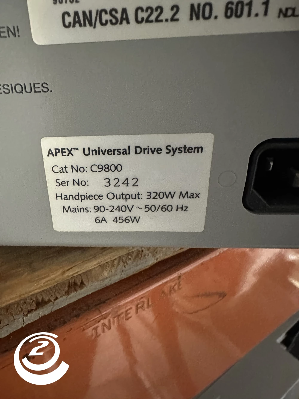 Linvatec Apex Universal Drive System C9800