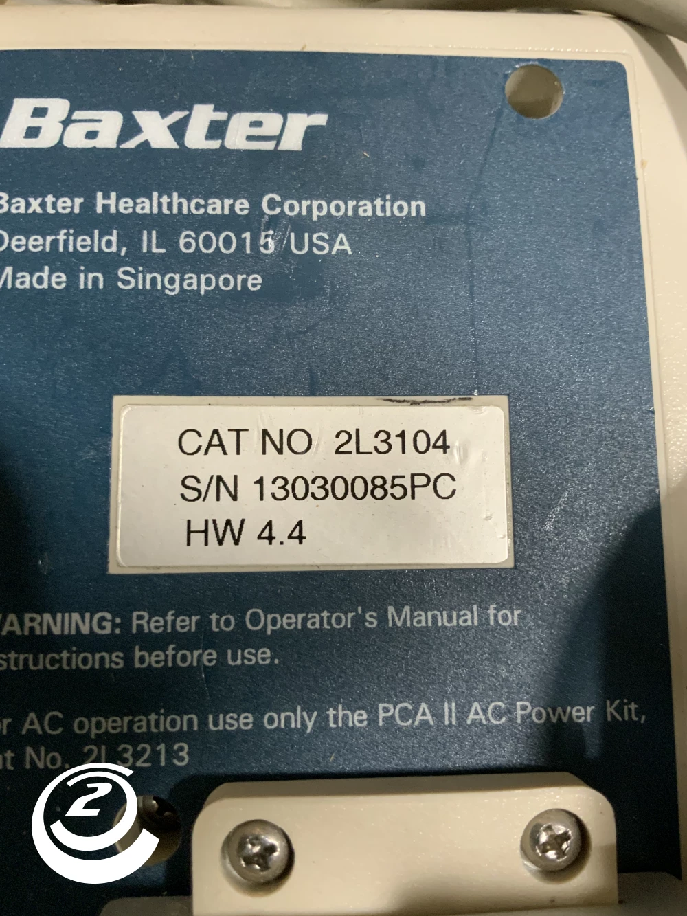 Baxter pca II