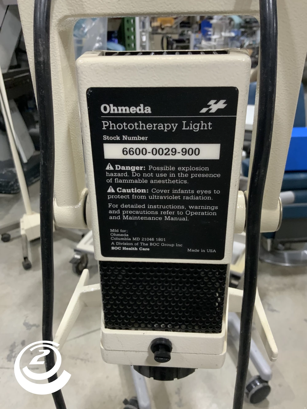 Ohmeda PHOTOTHERAPY LIGHT