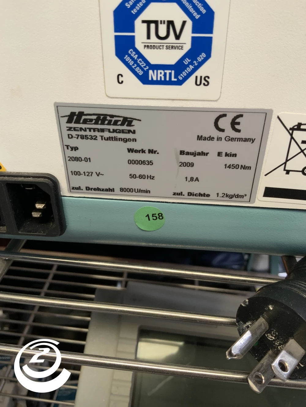 3M HETTICH CENTRIFUGE