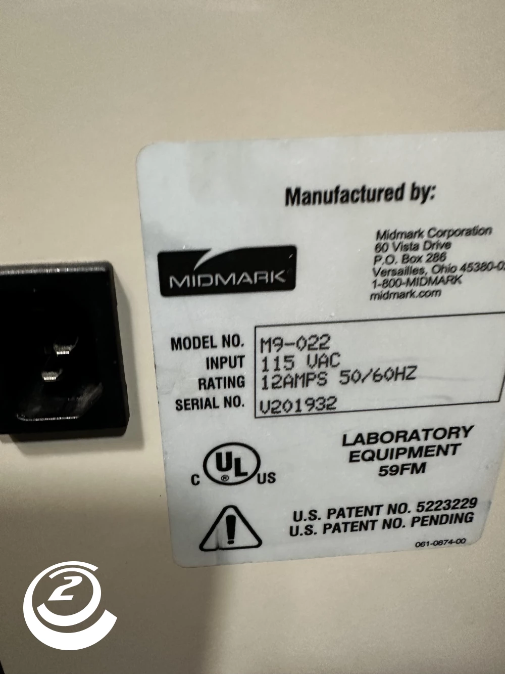 Midmark M9-002 Autoclave