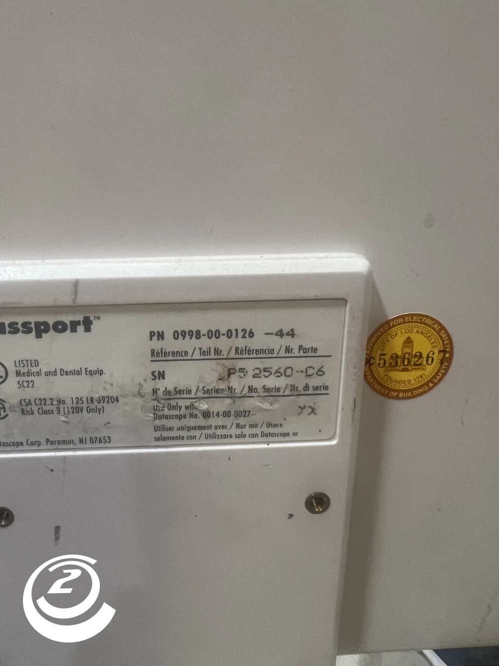 Datascope Passport EL