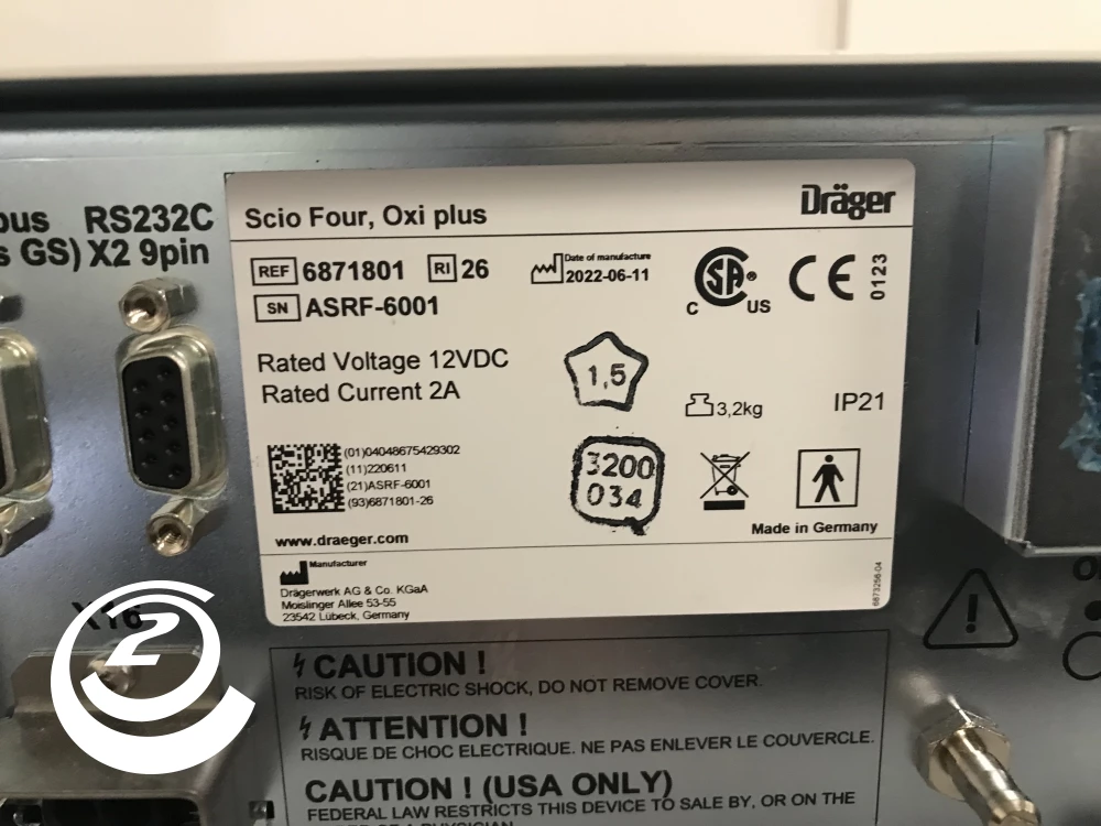 Draeger Scio Four Oxi Plus 6871801