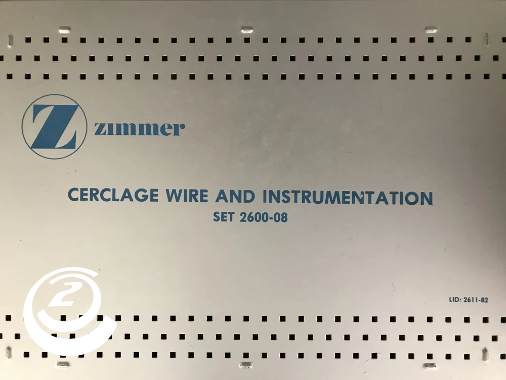 Zimmer Cerclage Wire + Instrumentation Set 2600-08