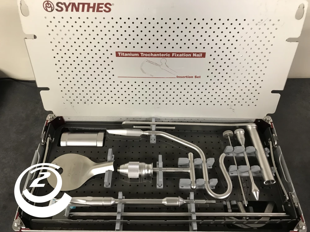 Synthes Titanium Trochanteric Fixation Nail Insertion Set