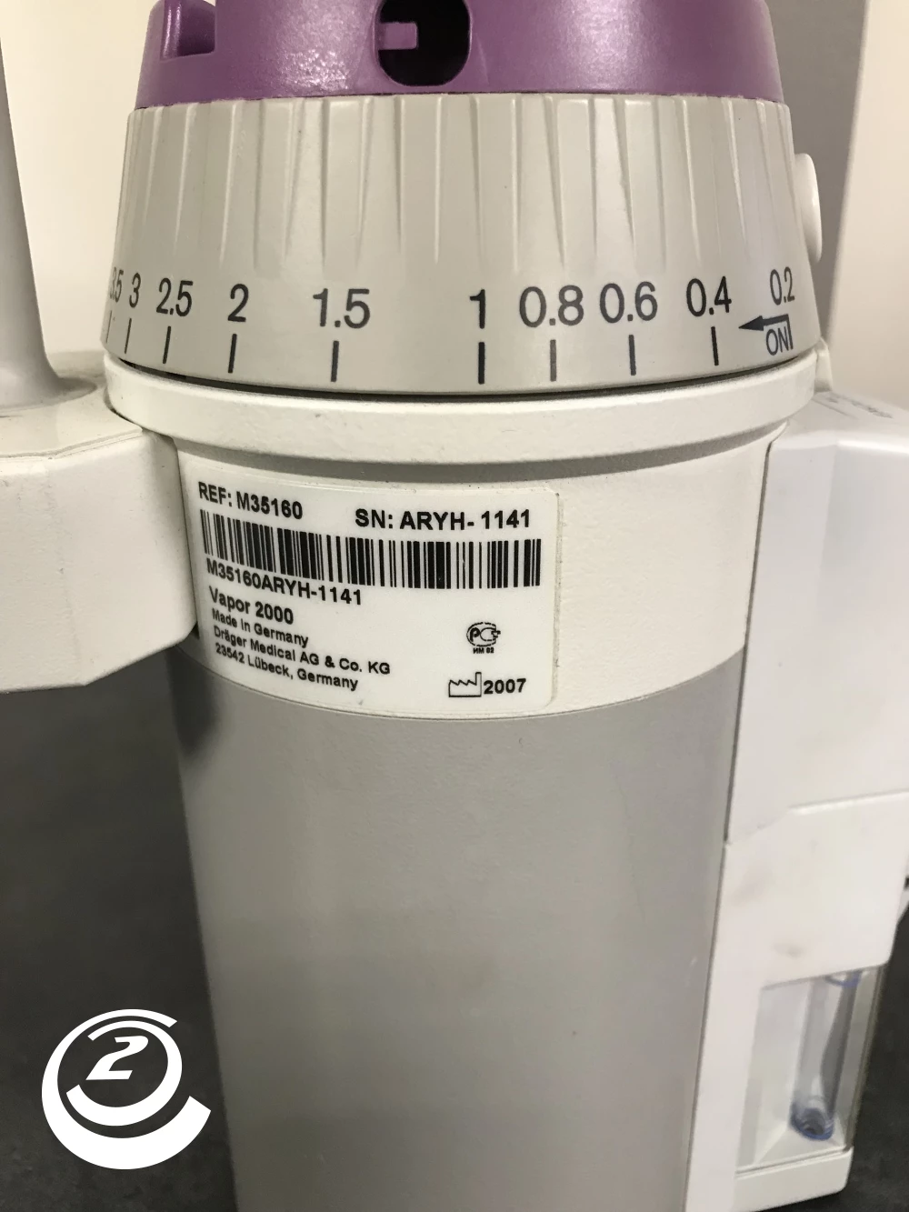 Draeger Drager Vapor 2000 Isoflurane